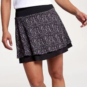CALIA Women's Double Layer Mesh Golf Skort